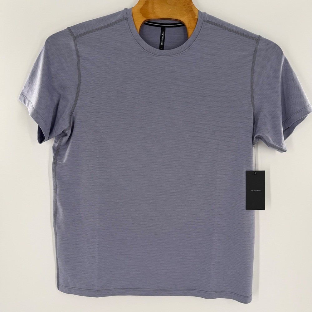 Ten Thousand Interval SS Training Shirt Silver Bullet XL TTKT009 Mens Gym Tee